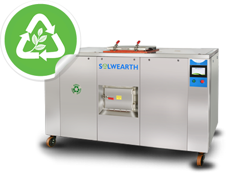 Fully automatic organic waste converter machine by Solwearth Ecotech for commercial food waste management